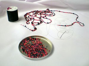 Воздушное вязаное колье легкий учебник