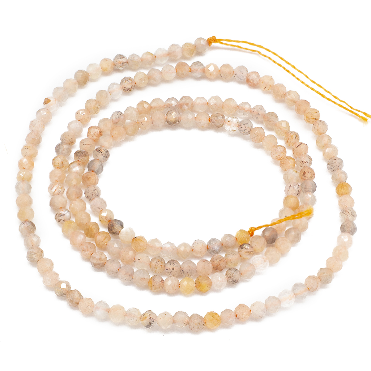 Бусины Натуральный Лунный Камень